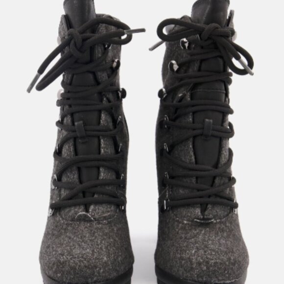 DKNY Women Lenni Lace Up Combat Bootie - Picture 3 of 10